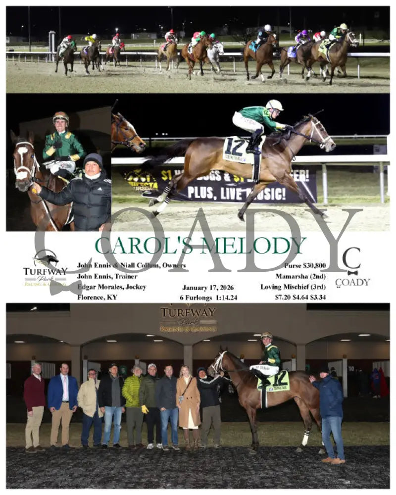CAROL'S MELODY  - 01-17-26 - R02 - TP - Coady Media - Kurtis Coady Photography