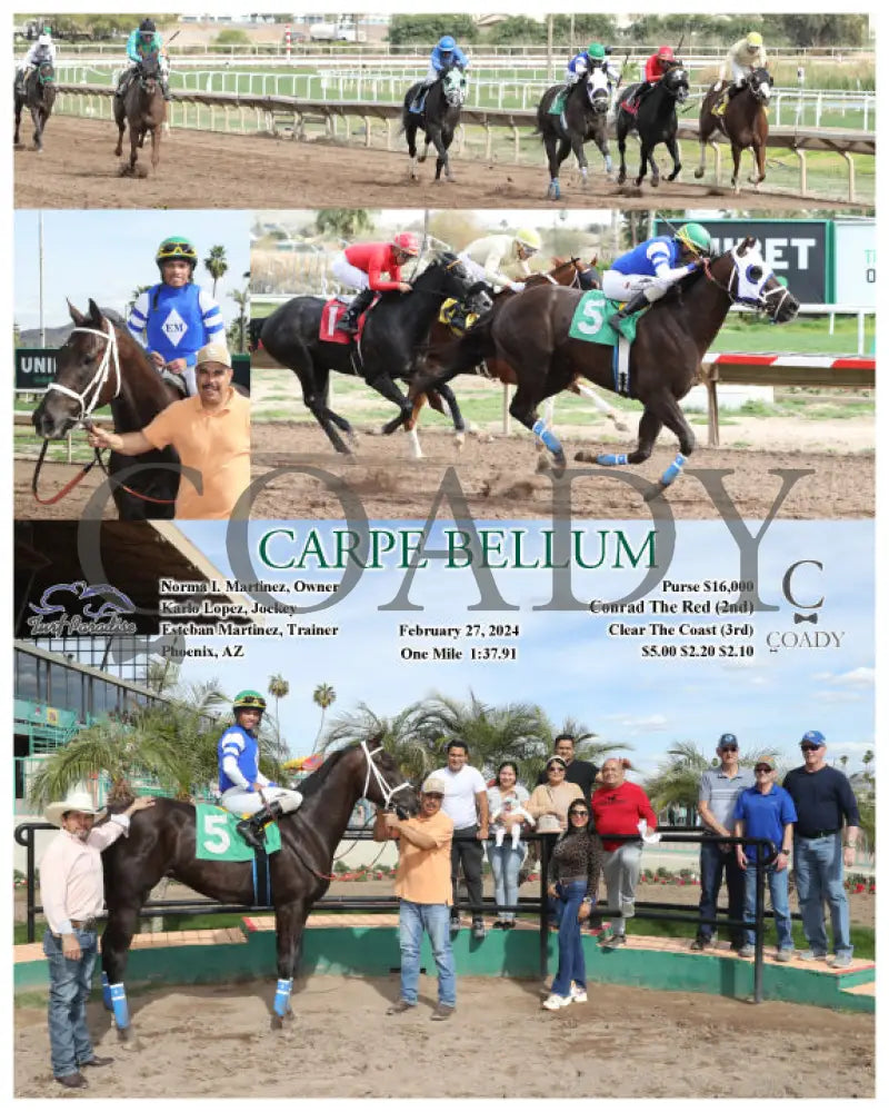 Carpe Bellum - 02-27-24 R04 Tup Turf Paradise