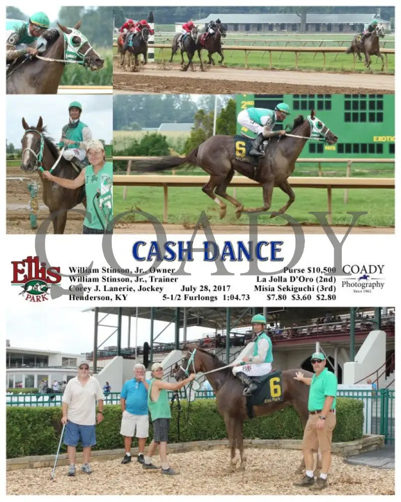 CASH DANCE - 072817 - Race 02 - ELP - Coady Media - Kurtis Coady Photography