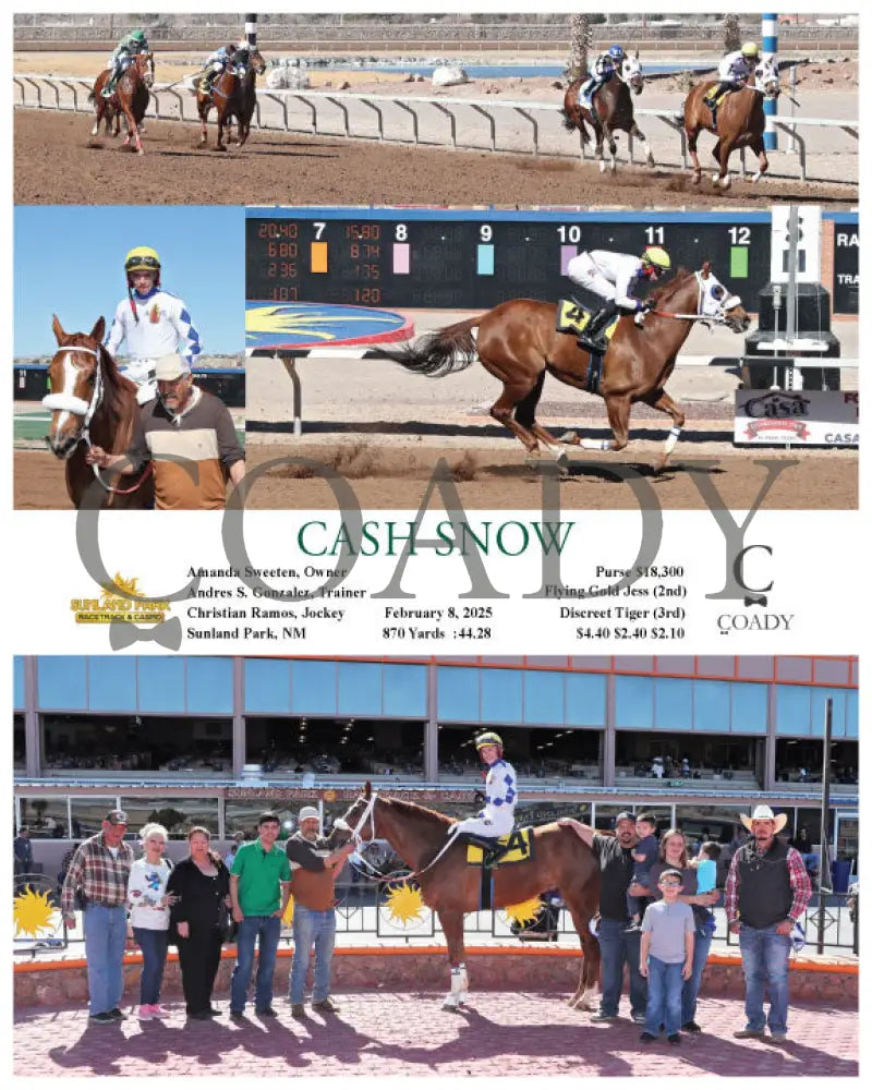 Cash Snow - 02-08-25 R02 Sun Turfway Park