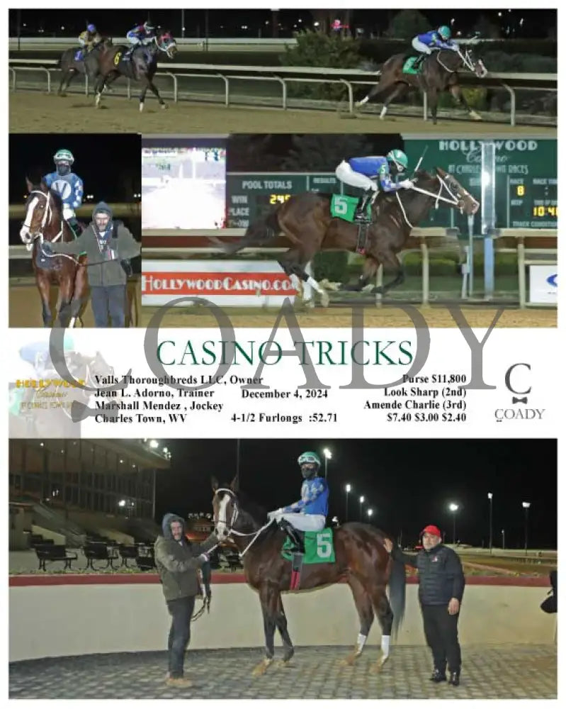 Casino Tricks - 12-04-24 R08 Ct Hollywood Casino At Charles Town Races