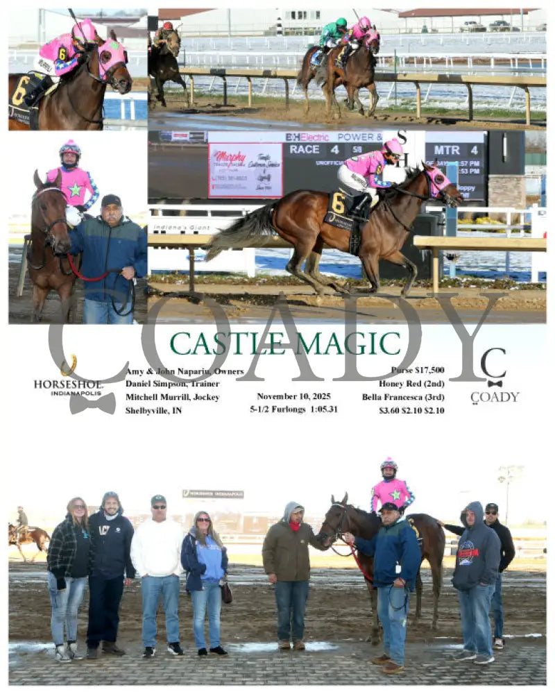 CASTLE MAGIC - 11-10-25 - R04 - IND Indiana Grand