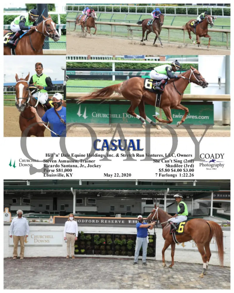 Casual - 05-22-20 R08 Cd Churchill Downs