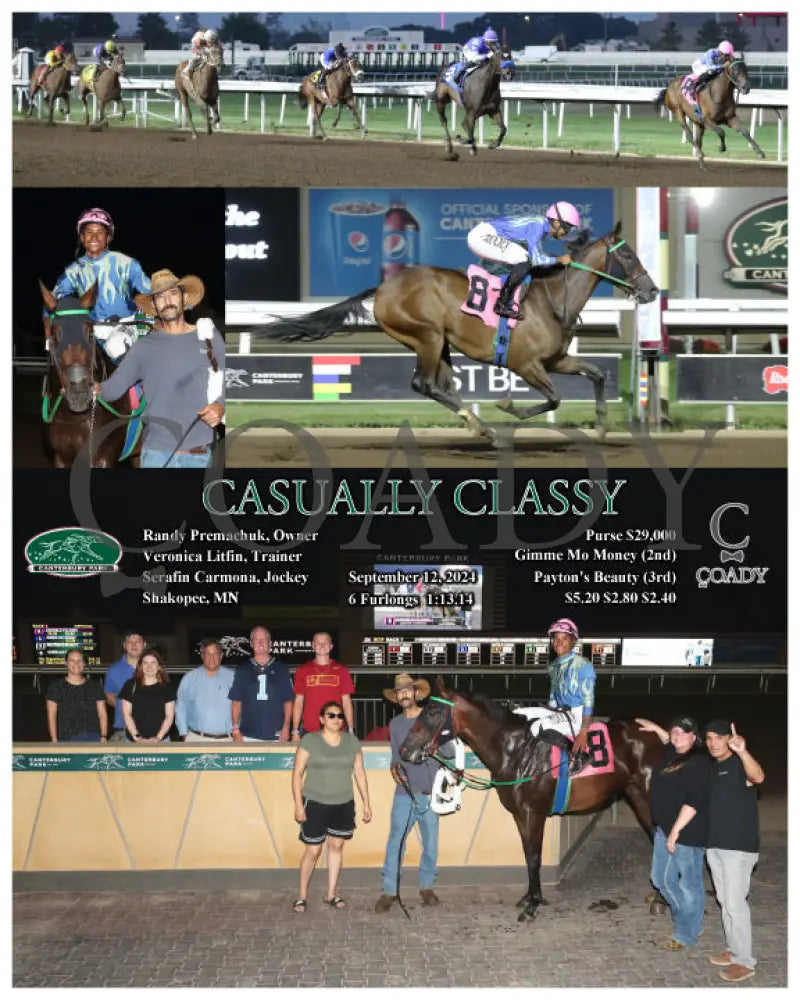 Casually Classy - 09-12-24 R06 Cby Kentucky Downs
