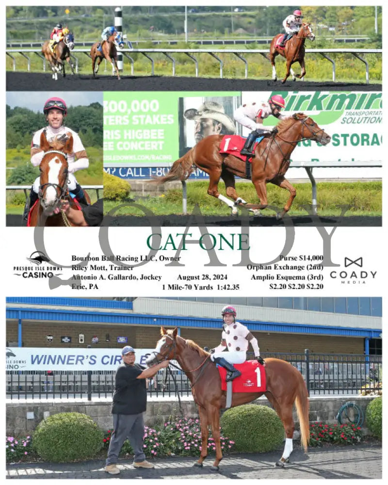 Cat One - 08-28-24 R04 Pid Presque Isle Downs