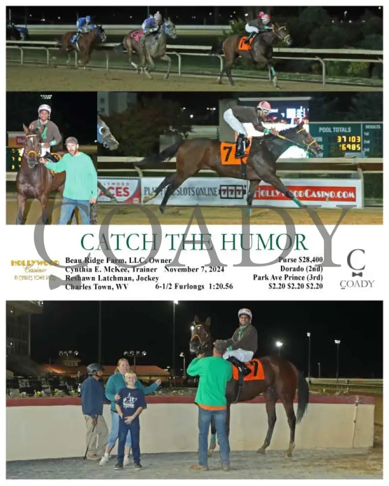 Catch The Humor - 11-07-24 R07 Ct Hollywood Casino At Charles Town Races