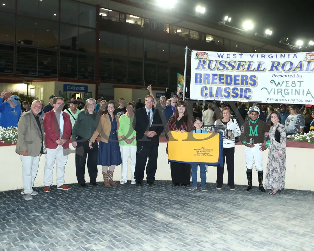 Catch The Humor - West Virginia Russell Road Breeders Classic 10-12-24 R03 Ct Presentation 01