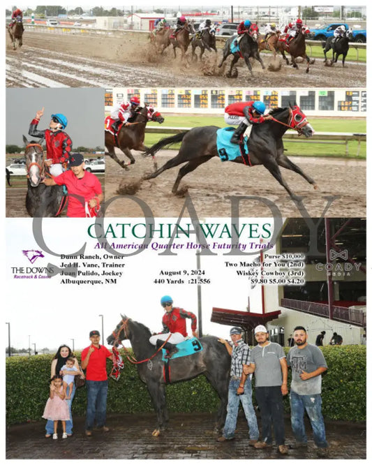 Catchin Waves - All American Quarter Horse Futurity Trials 08-09-24 R13 Alb Downs At Albuquerque