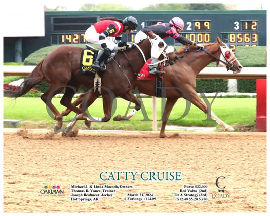 Catty Cruise - 03 - 21 - 24 R09 Op Action Oaklawn Park