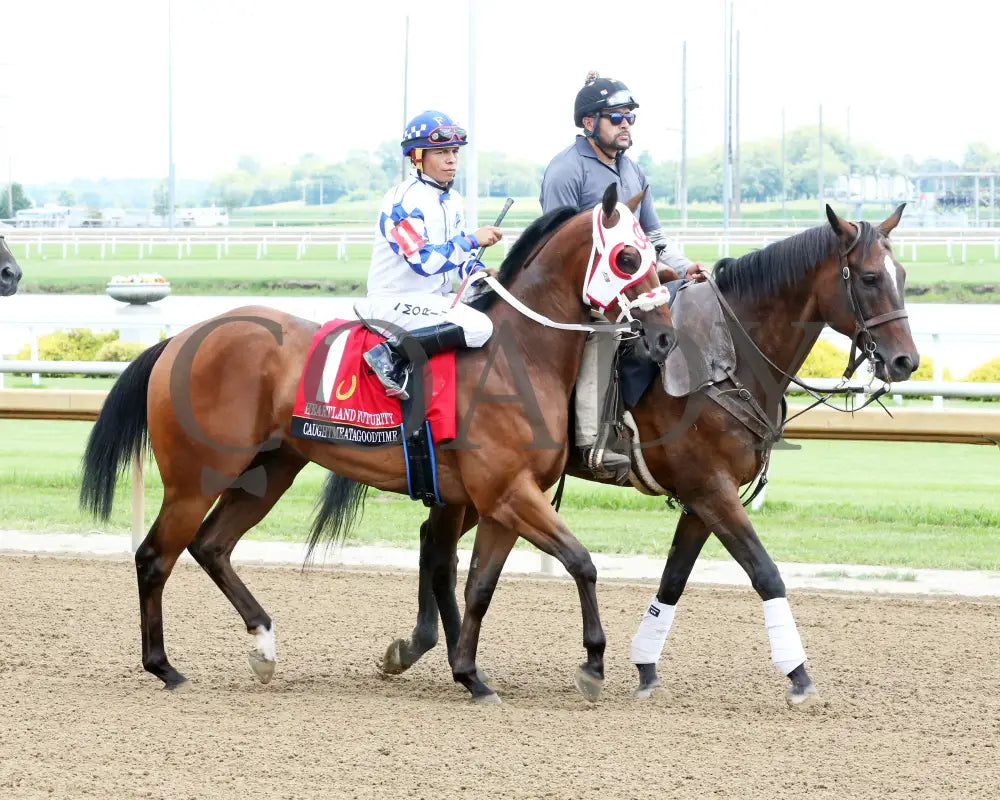 Caughtmeatagoodtime - Heartland Futurity Final 07-20-24 R06 Horseshoe Indiana Post Parade 01
