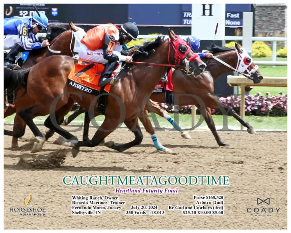 Caughtmeatagoodtime - Heartland Futurity Final 07-20-24 R06 Ind Action Indiana Grand
