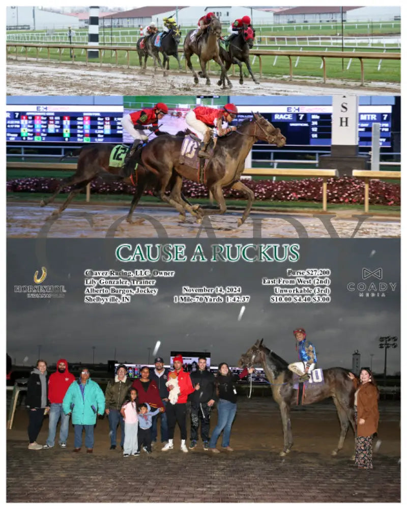 Cause A Ruckus - 11-14-24 R07 Ind Indiana Grand