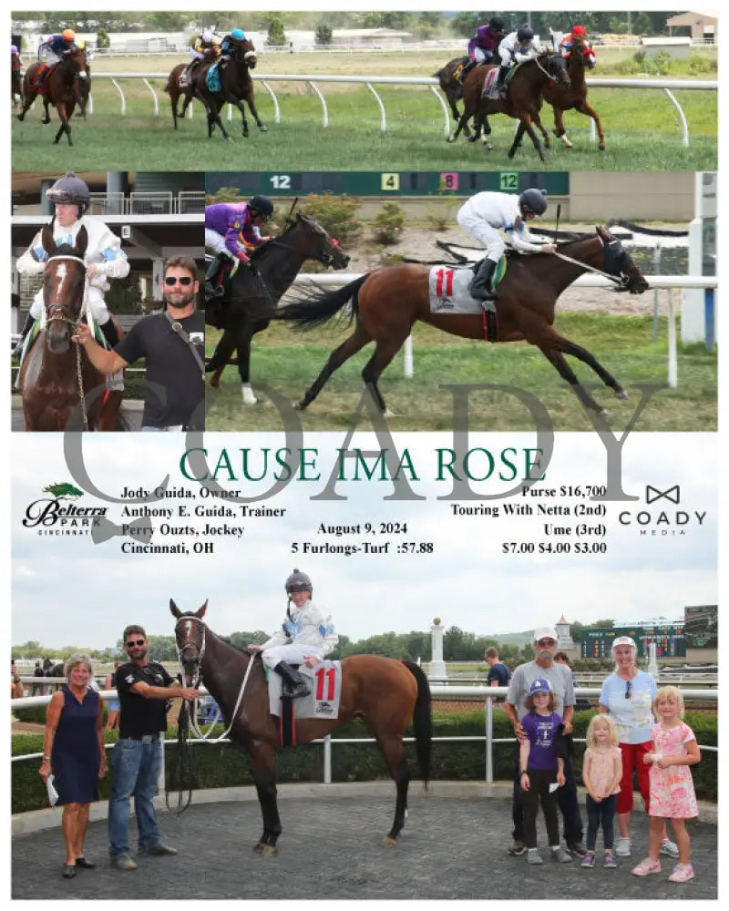 Cause Ima Rose - 08-09-24 R05 Btp Belterra Park