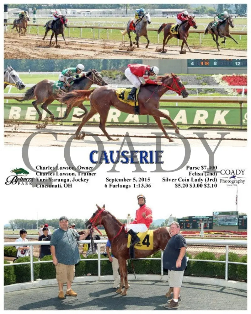 Causerie - 090515 Race 01 Btp Belterra Park
