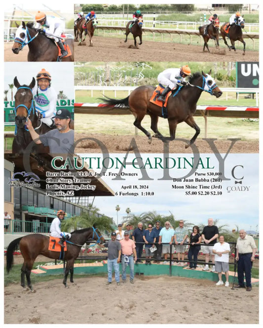 Caution Cardinal - 04 - 18 - 24 R04 Tup Turf Paradise