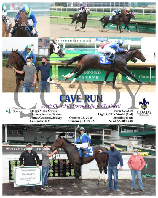 Cave Run - 500Th Churchill Downs Win For Trainer!! 10-28-20 R01 Cd
