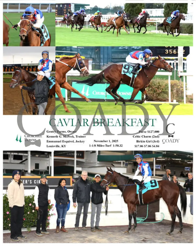 CAVIAR BREAKFAST - 110125 - Race 08 - CD - Coady Media - Kurtis Coady Photography