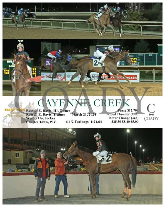 Cayenne Creek - 03 - 21 - 24 R08 Ct Hollywood Casino At Charles Town Races