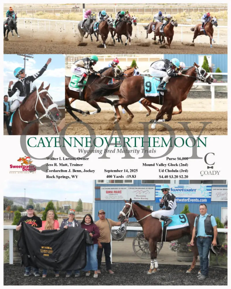 CAYENNEOVERTHEMOON - Wyoming Bred Maturity Trials - 09-14-25 - R05 - SWF - Coady Media - Kurtis Coady Photography