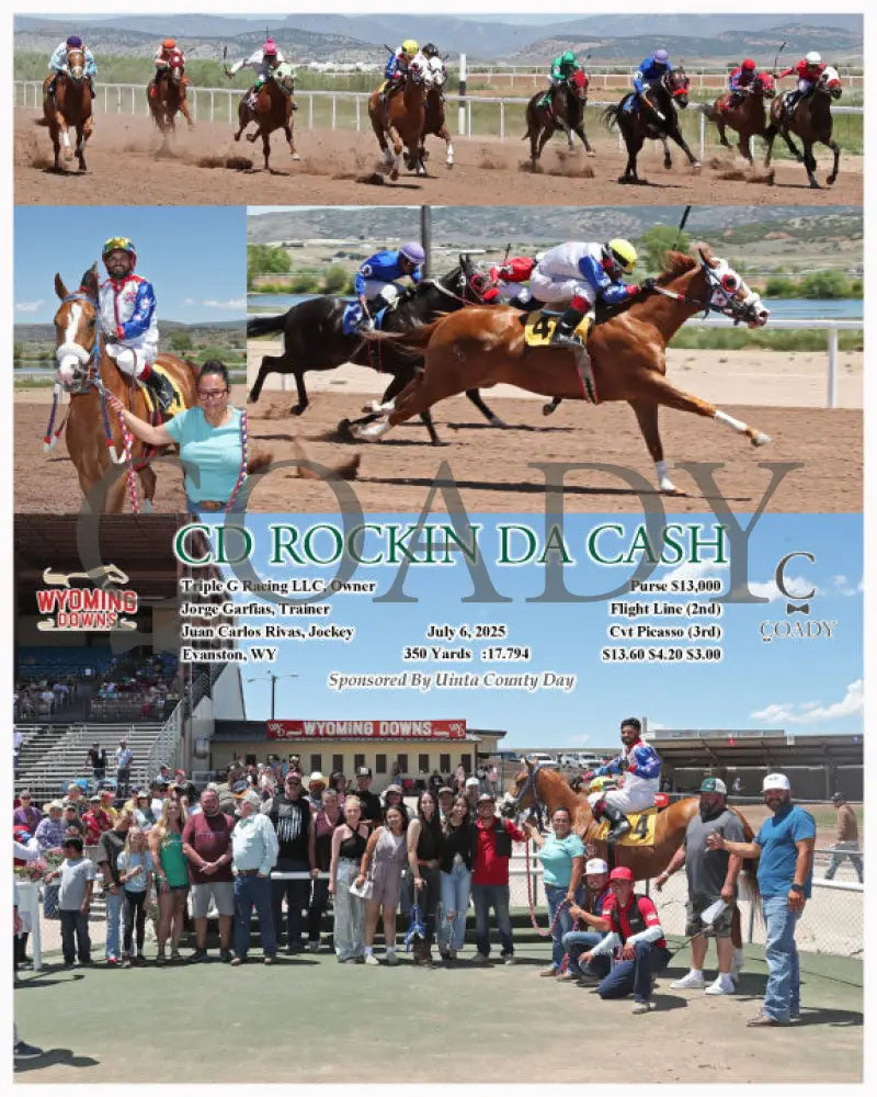 CD ROCKIN DA CASH - 07-06-25 - R02 - WYO Wyoming Downs