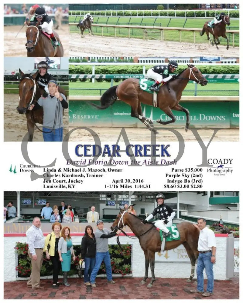 Cedar Creek - 043016 Race 02 Cd Churchill Downs