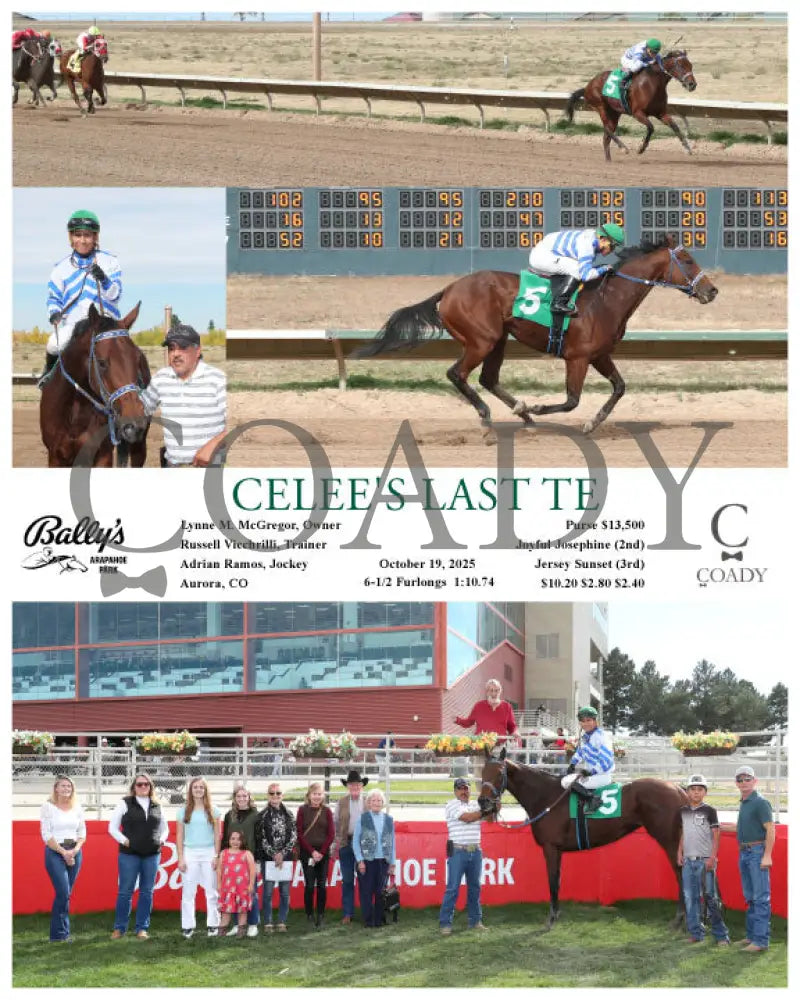 CELEE’S LAST TE - 10-19-25 - R04 - ARP Arapahoe Park