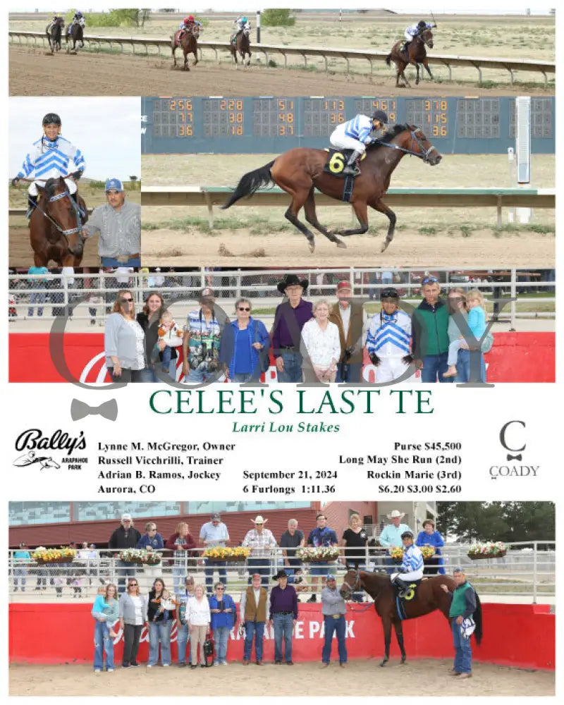 Celee’s Last Te - Larri Lou Stakes 09-21-24 R06 Arp Arapahoe Park