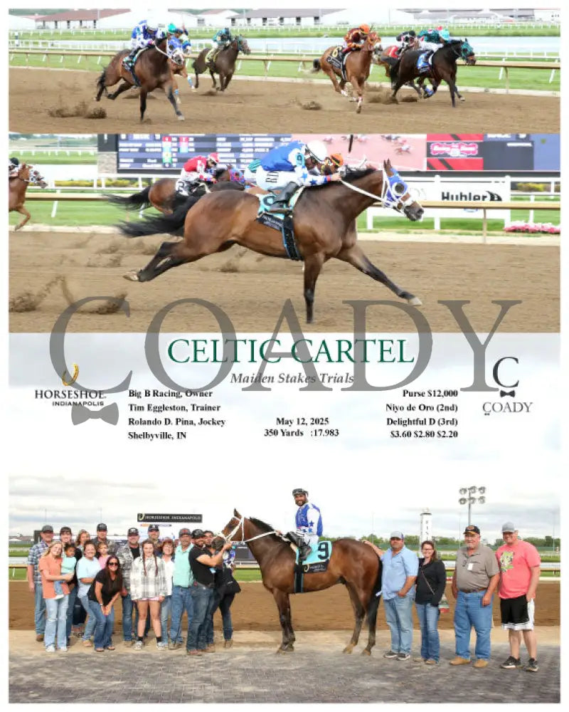 CELTIC CARTEL - Maiden Stakes Trials - 05-12-25 - R09 - IND Indiana Grand