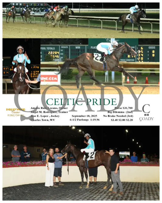 CELTIC PRIDE - 09-18-25 - R03 - CT Hollywood Casino at Charles Town Races