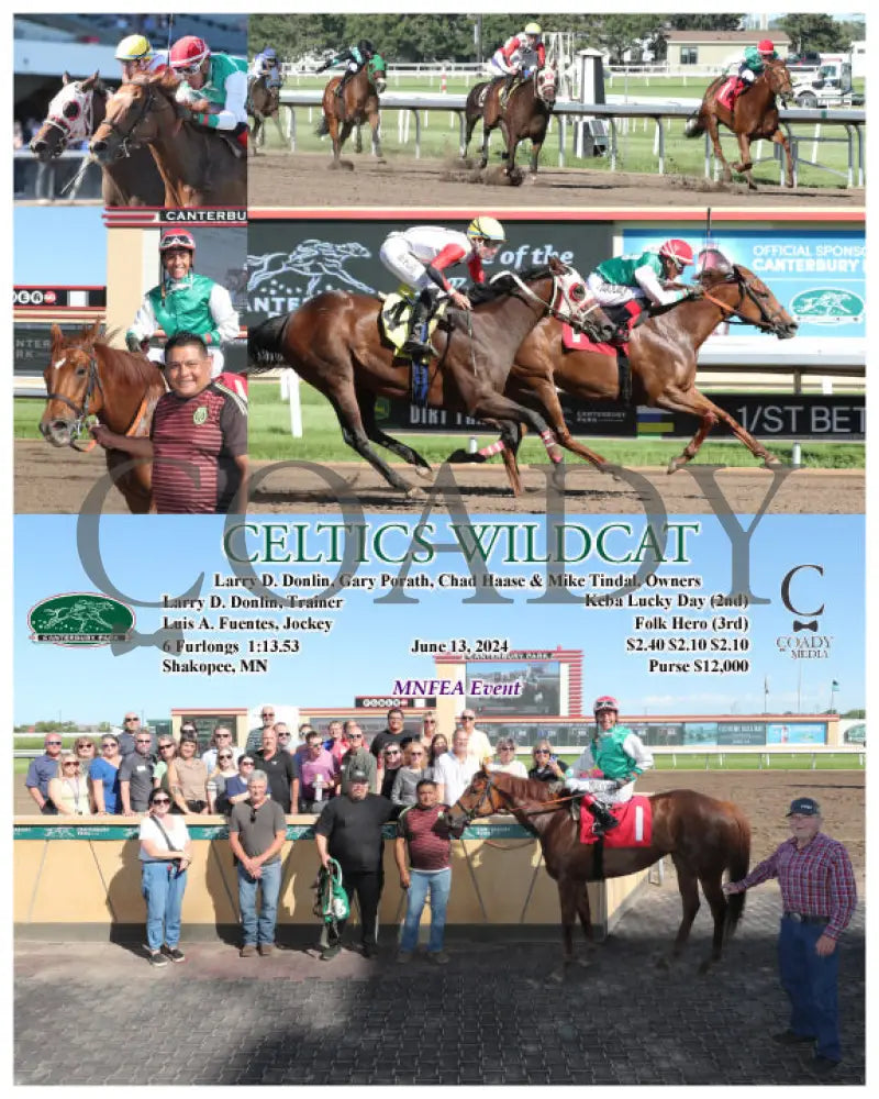 Celtics Wildcat - 06-13-24 R01 Cby Canterbury Park