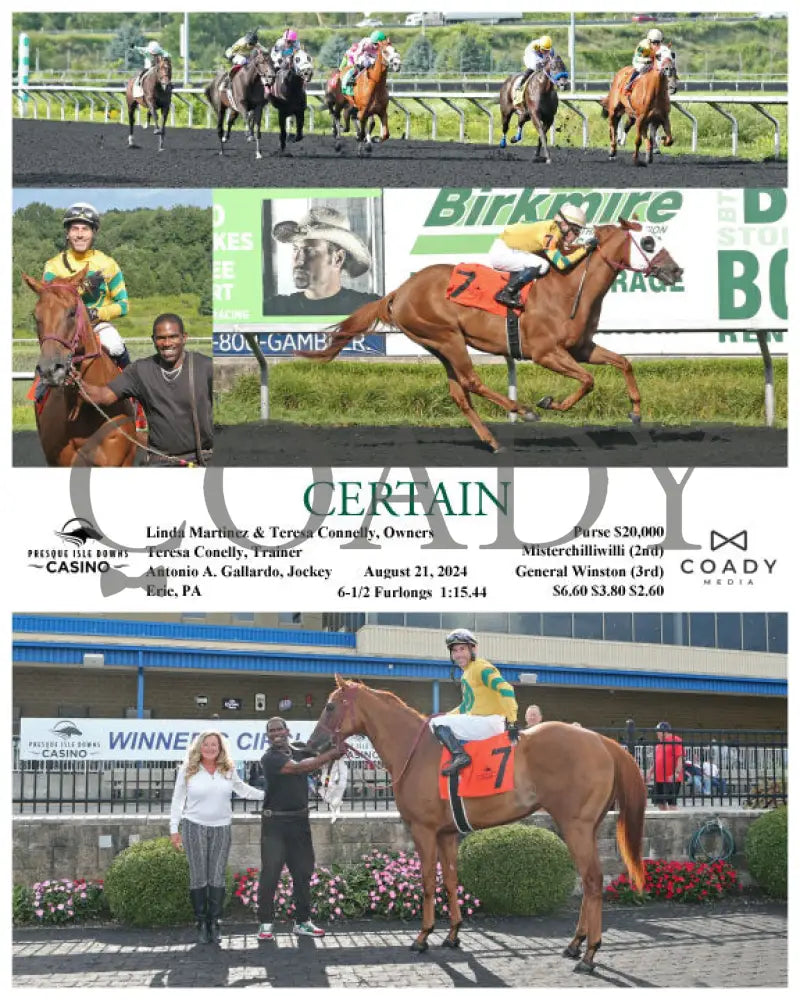 Certain - 08-21-24 R05 Pid Presque Isle Downs