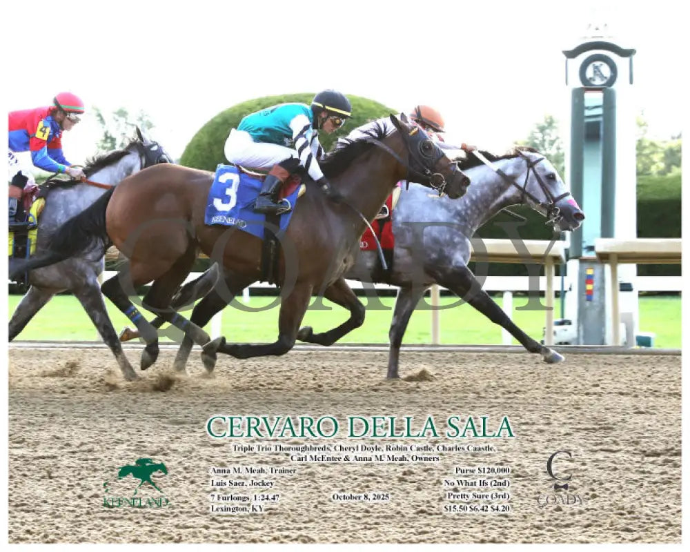 CERVARO DELLA SALA - 10-08-25 - R07 - KEE - Action Keeneland