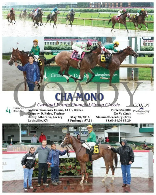 Cha Mono - 052016 Race 07 Cd Churchill Downs