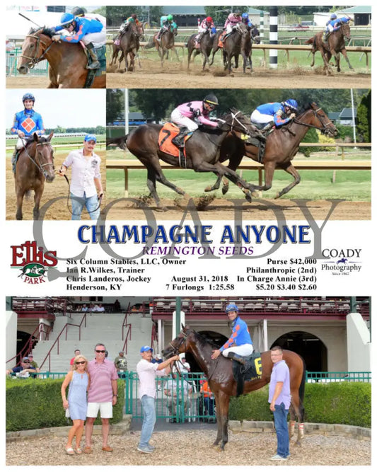 Champagne Anyone - 083118 Race 07 Elp Ellis Park