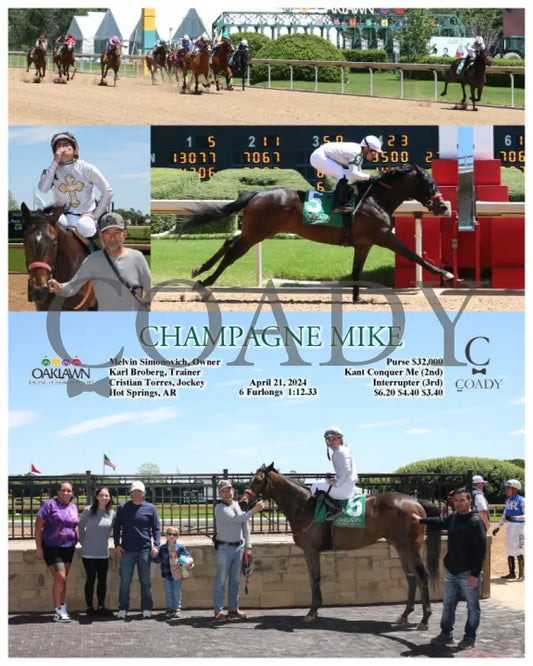 Champagne Mike - 04-21-24 R01 Op Oaklawn Park