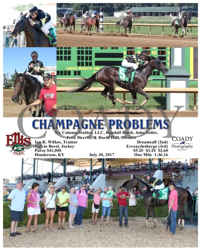 Champagne Problems - 073017 Race 08 Elp Ellis Park