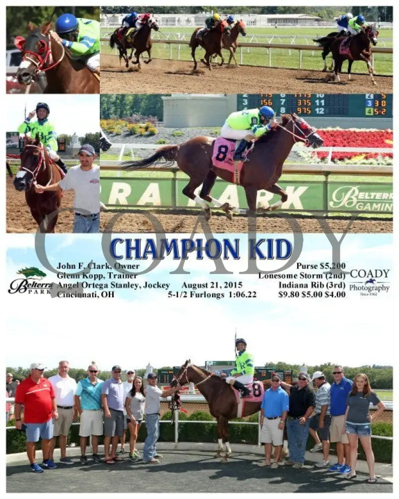 Champion Kid - 082115 Race 02 Btp Belterra Park