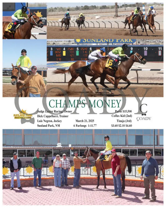 CHAMPS MONEY - 03-21-25 - R01 - SUN Sunland Park