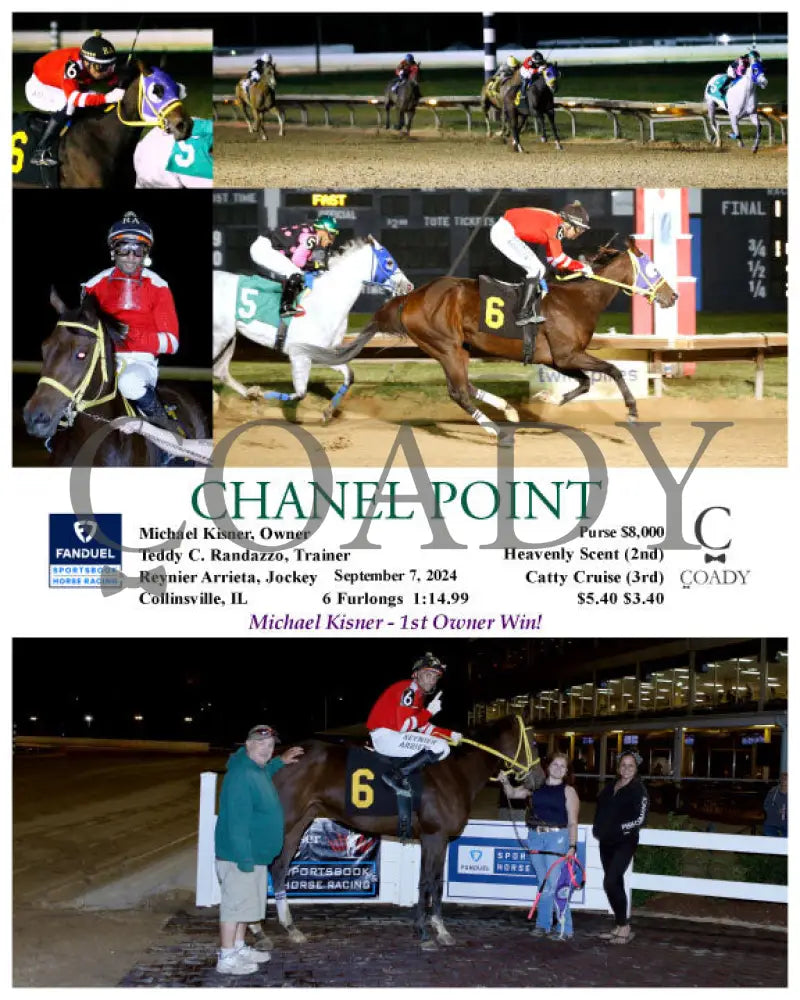 Chanel Point - 09-07-24 R02 Fan Fanduel Sportsbook Horse Racing