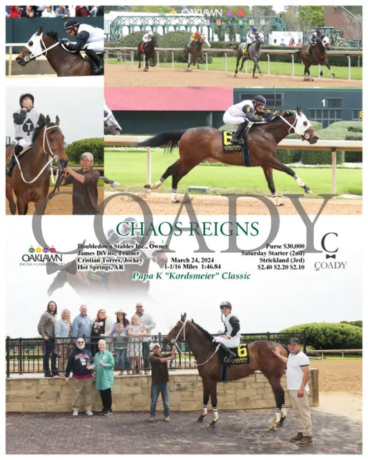 Chaos Reigns - 032424 Race 01 Op Oaklawn Park