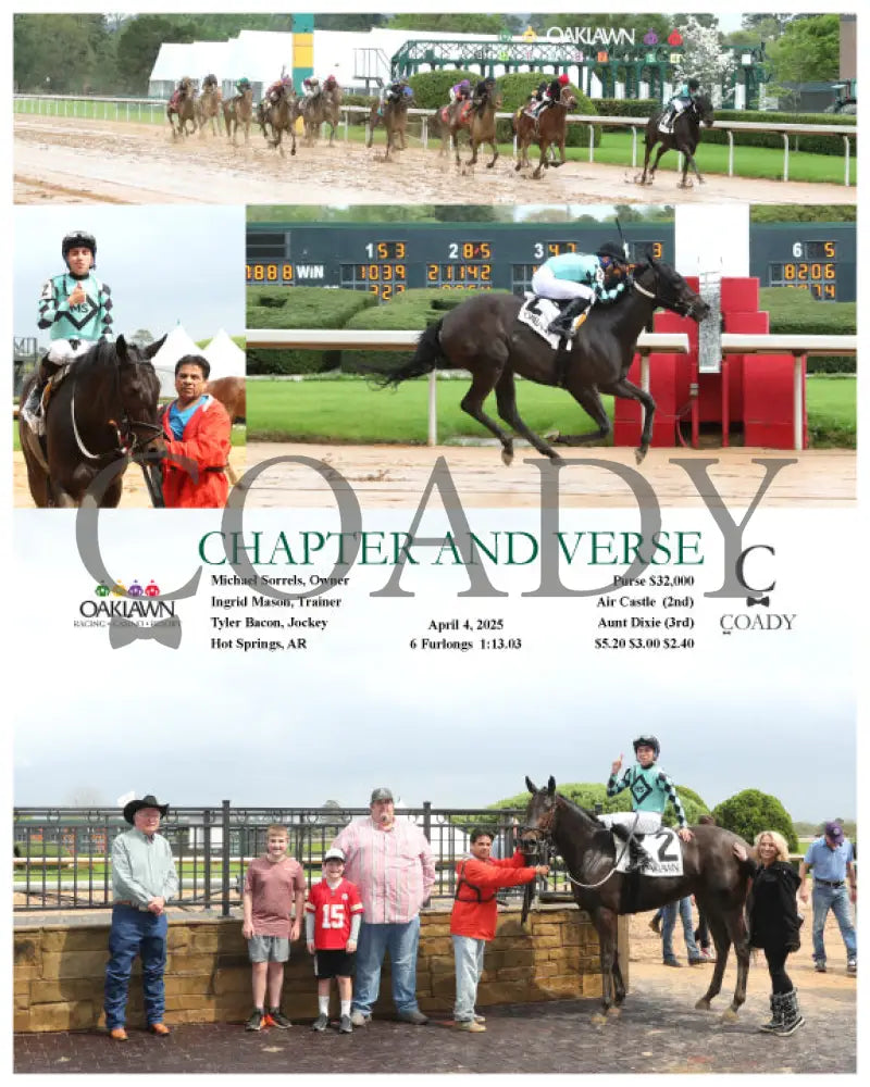 CHAPTER AND VERSE - 04-04-25 - R05 - OP Oaklawn Park