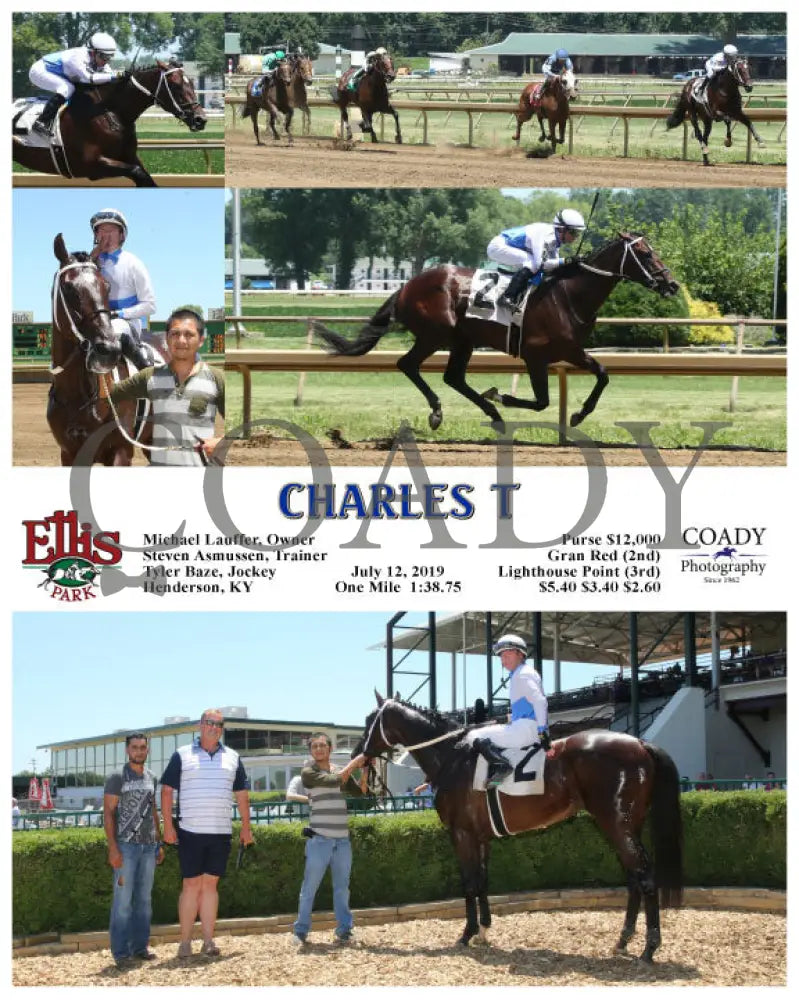 Charles T - 07-12-19 R02 Elp Ellis Park