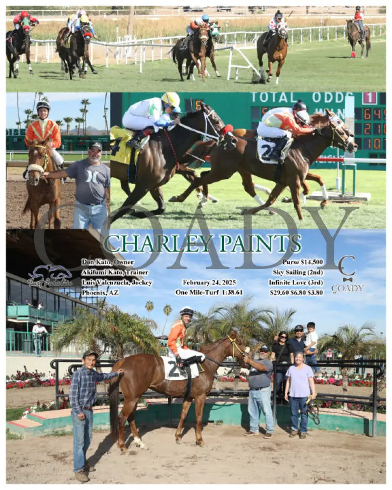 CHARLEY PAINTS - 02-24-25 - R06 - TUP Turf Paradise