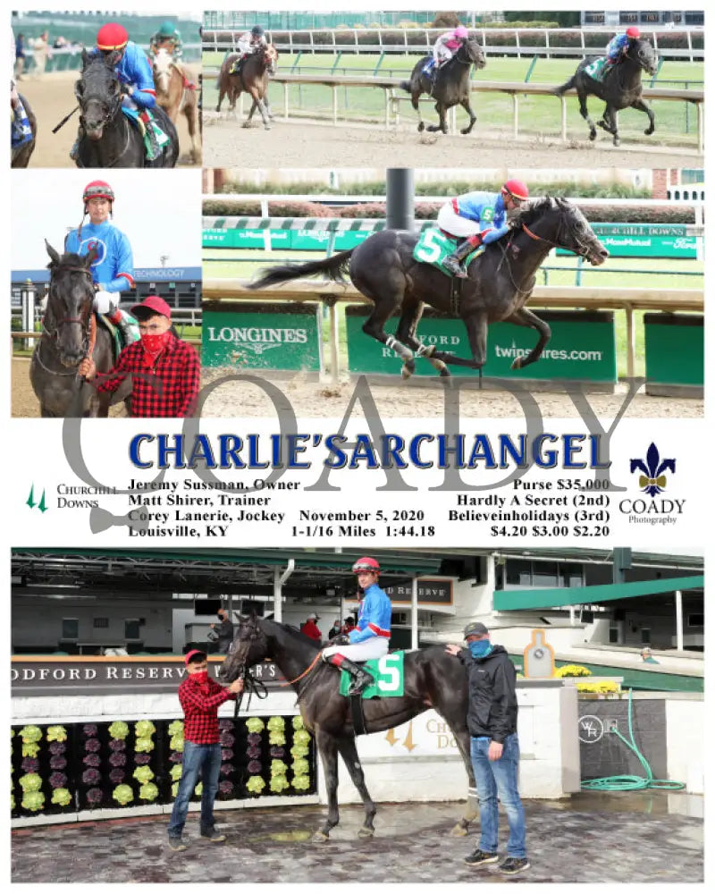 Charlie’sarchangel - 11-05-20 R03 Cd Churchill Downs