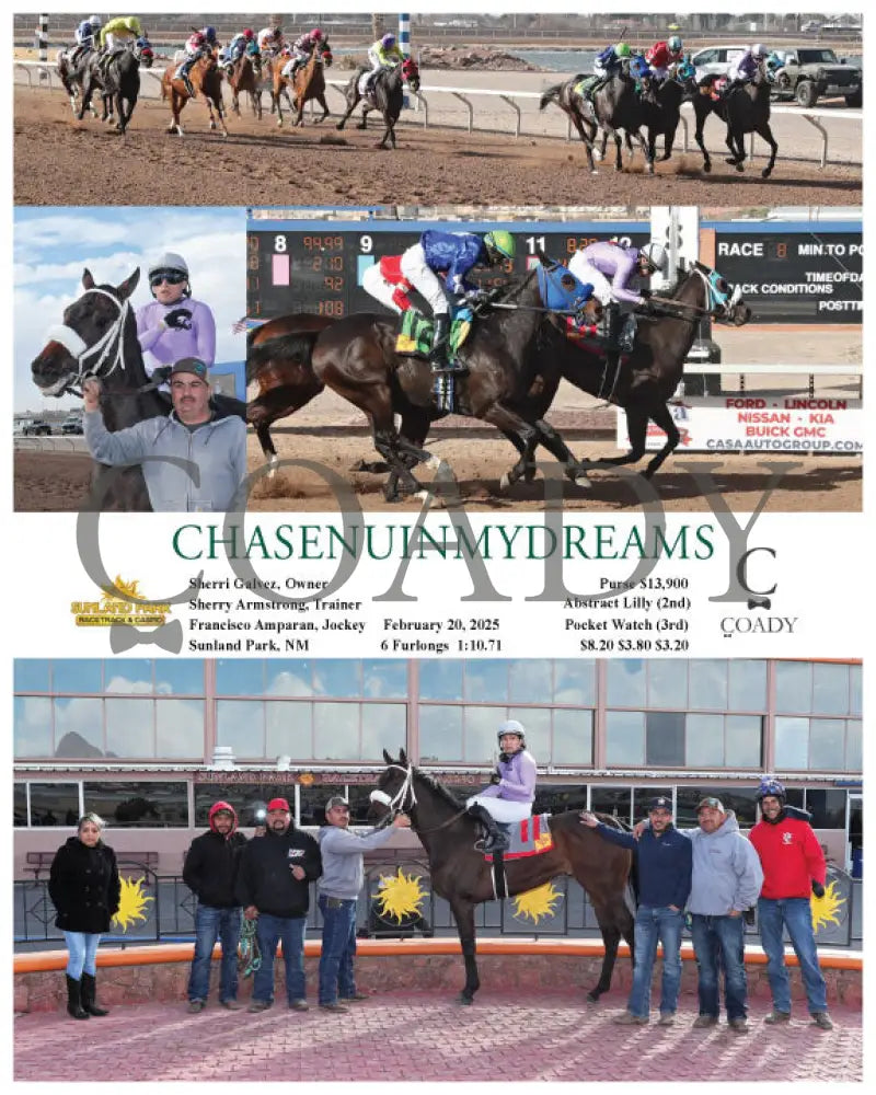 CHASENUINMYDREAMS - 02-20-25 - R08 - SUN Turfway Park