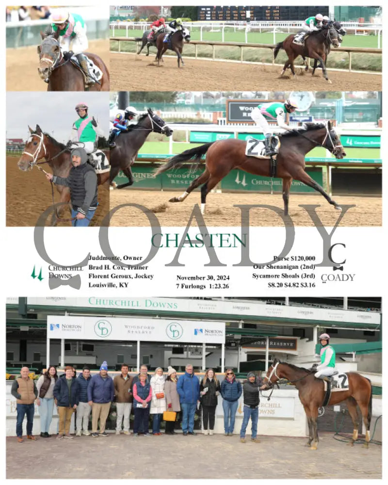Chasten - 113024 Race 01 Cd Churchill Downs