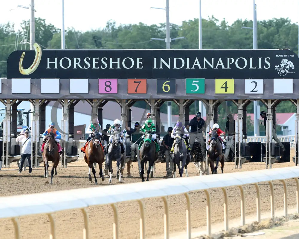 Chatalas - Indiana Oaks 29Th Running G3 07-06-24 R11 Horseshoe Inside Start 01 John Gallagher Grand