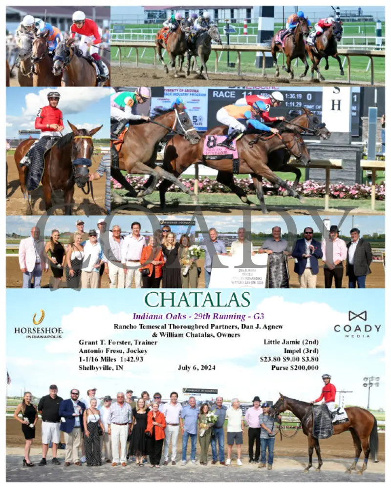 Chatalas - Indiana Oaks 29Th Running G3 07-06-24 R11 Ind Grand