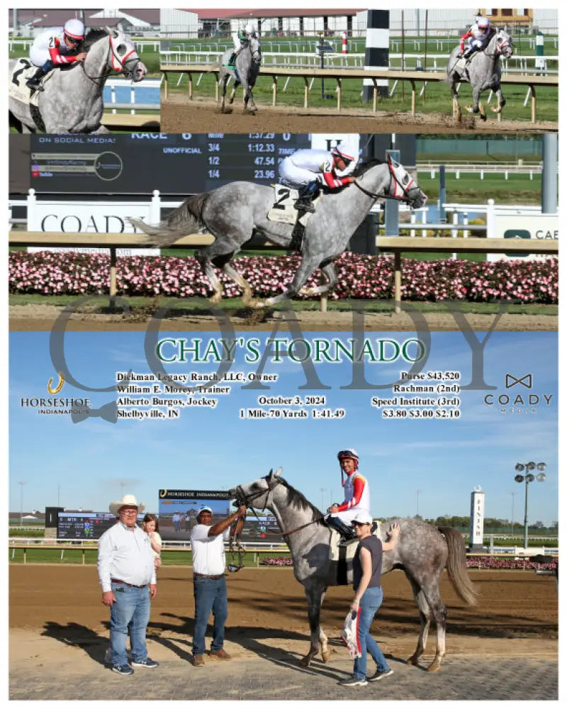 Chay’s Tornado - 10-03-24 R06 Ind Indiana Grand
