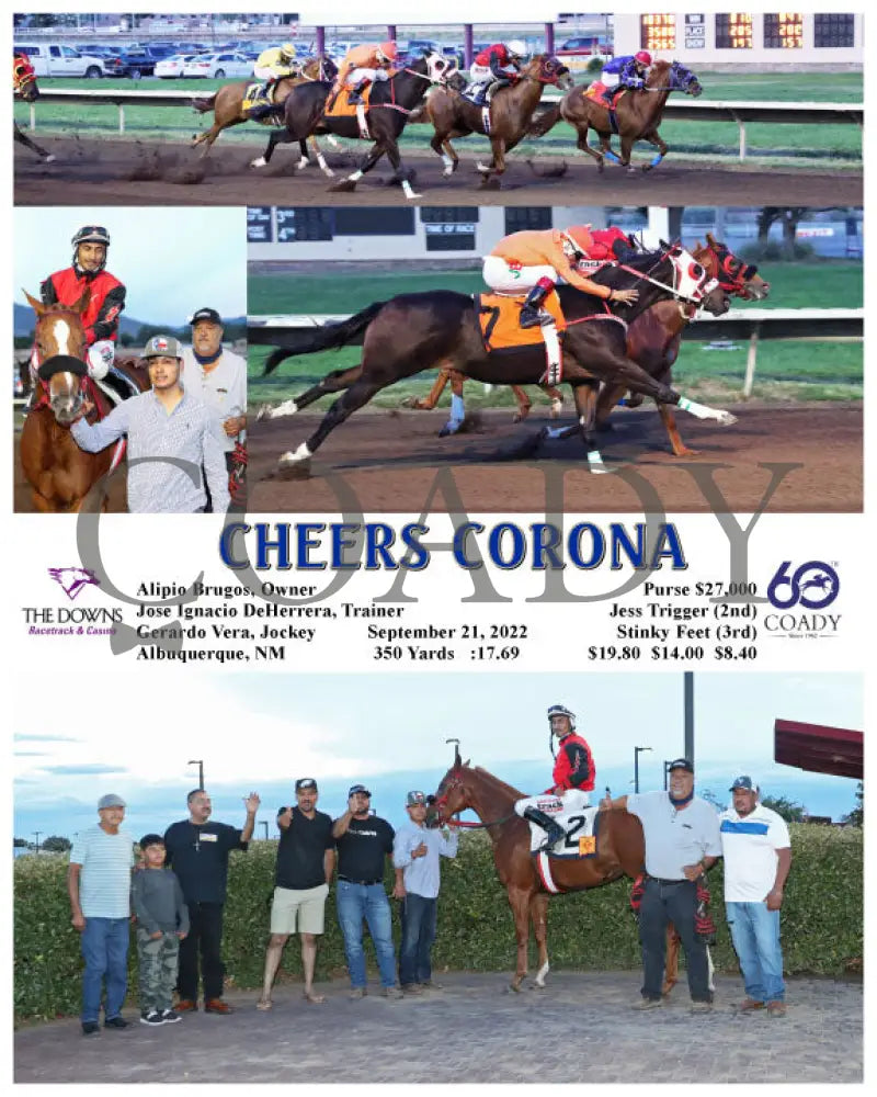Cheers Corona - 09-21-22 R03 Alb Downs At Albuquerque